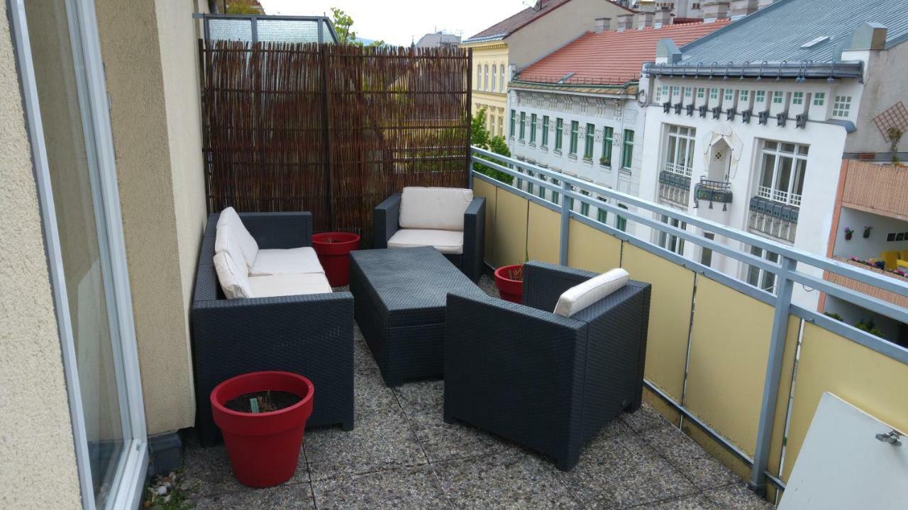 Visit Roof Terrace Morning Sun Apartament Wiedeń